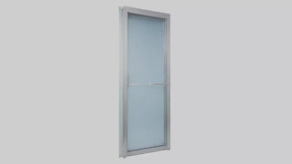 Single glass door model 3D model