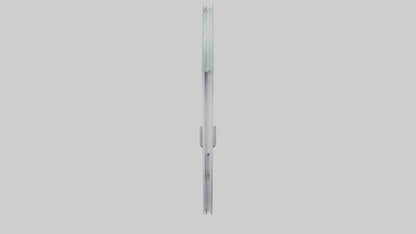 Single glass door model 3D model