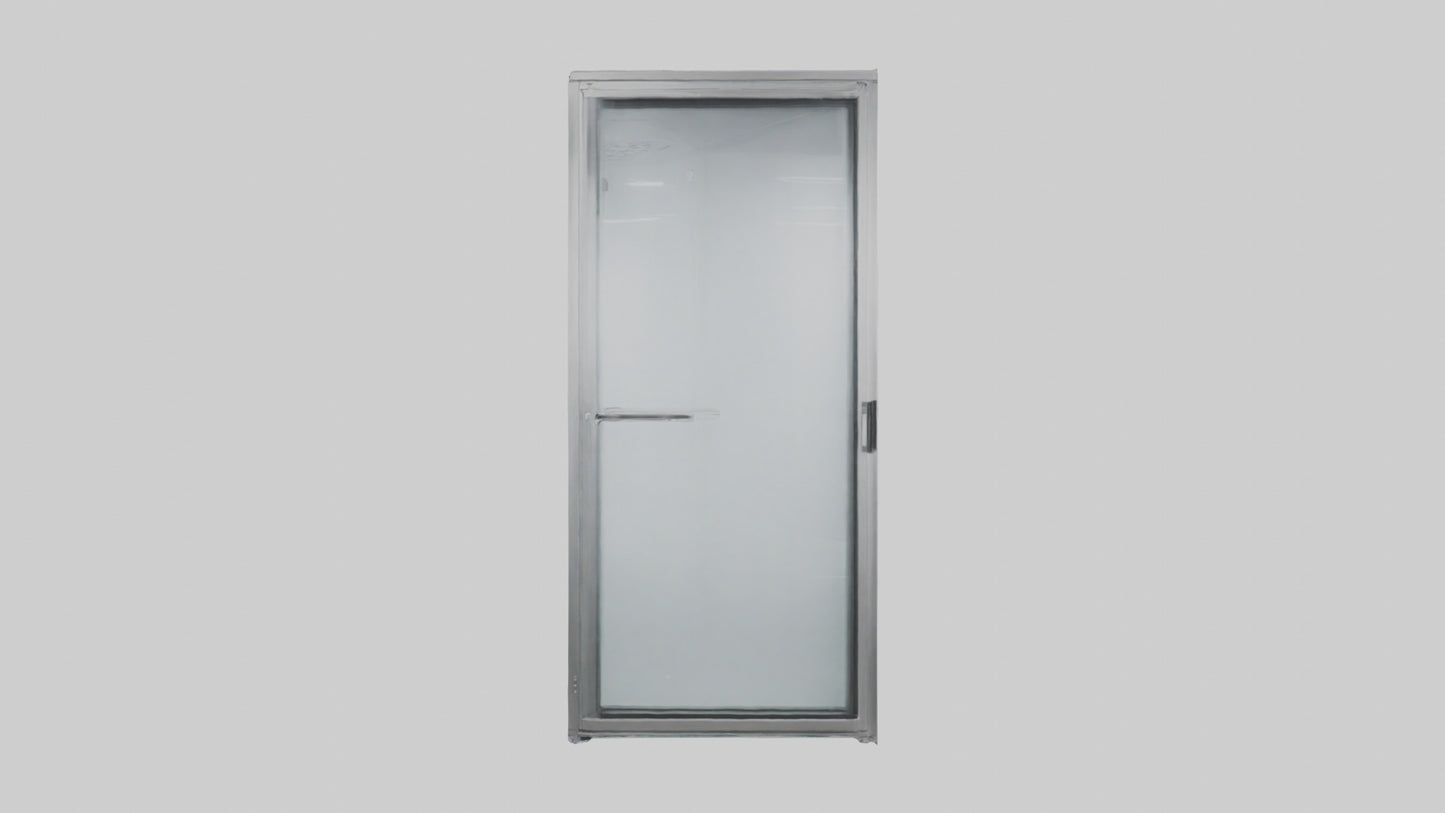 Single glass door model 3D model