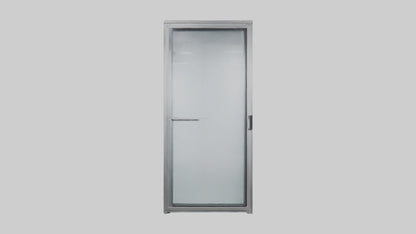 Single glass door model 3D model