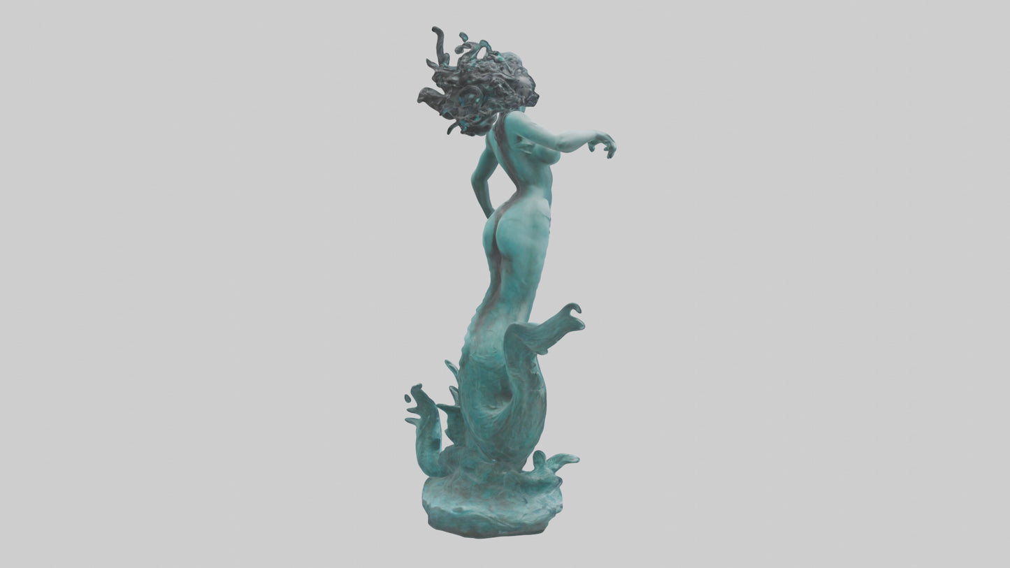 Sirens Call statue model 3D model
