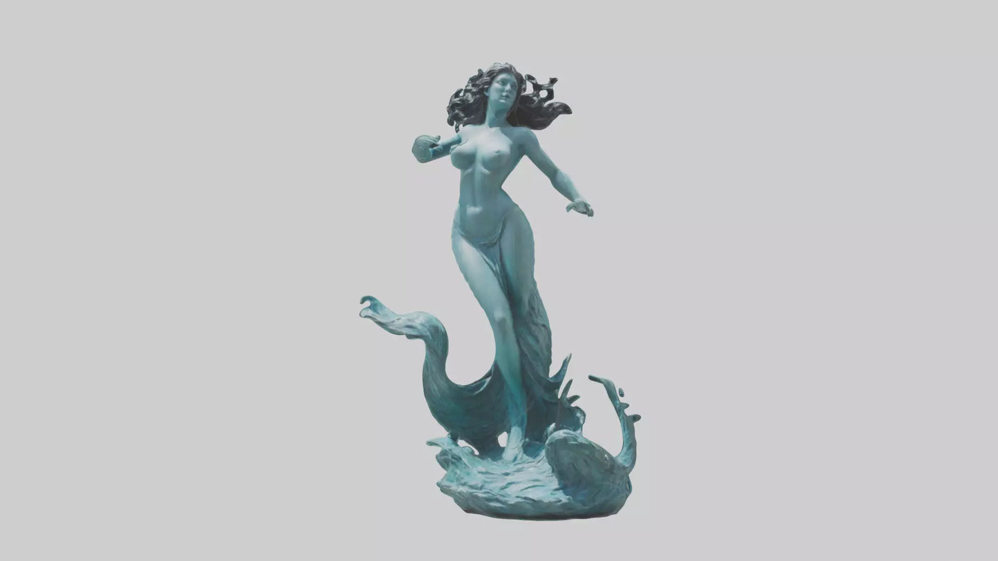 Sirens Call statue model 3D model