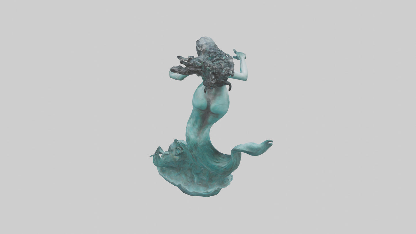 Sirens Call statue model 3D model