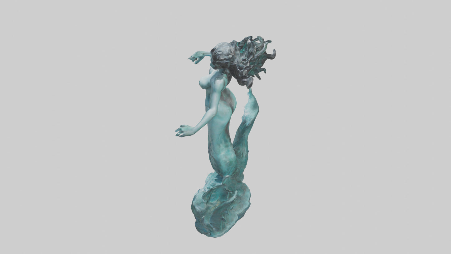 Sirens Call statue model 3D model