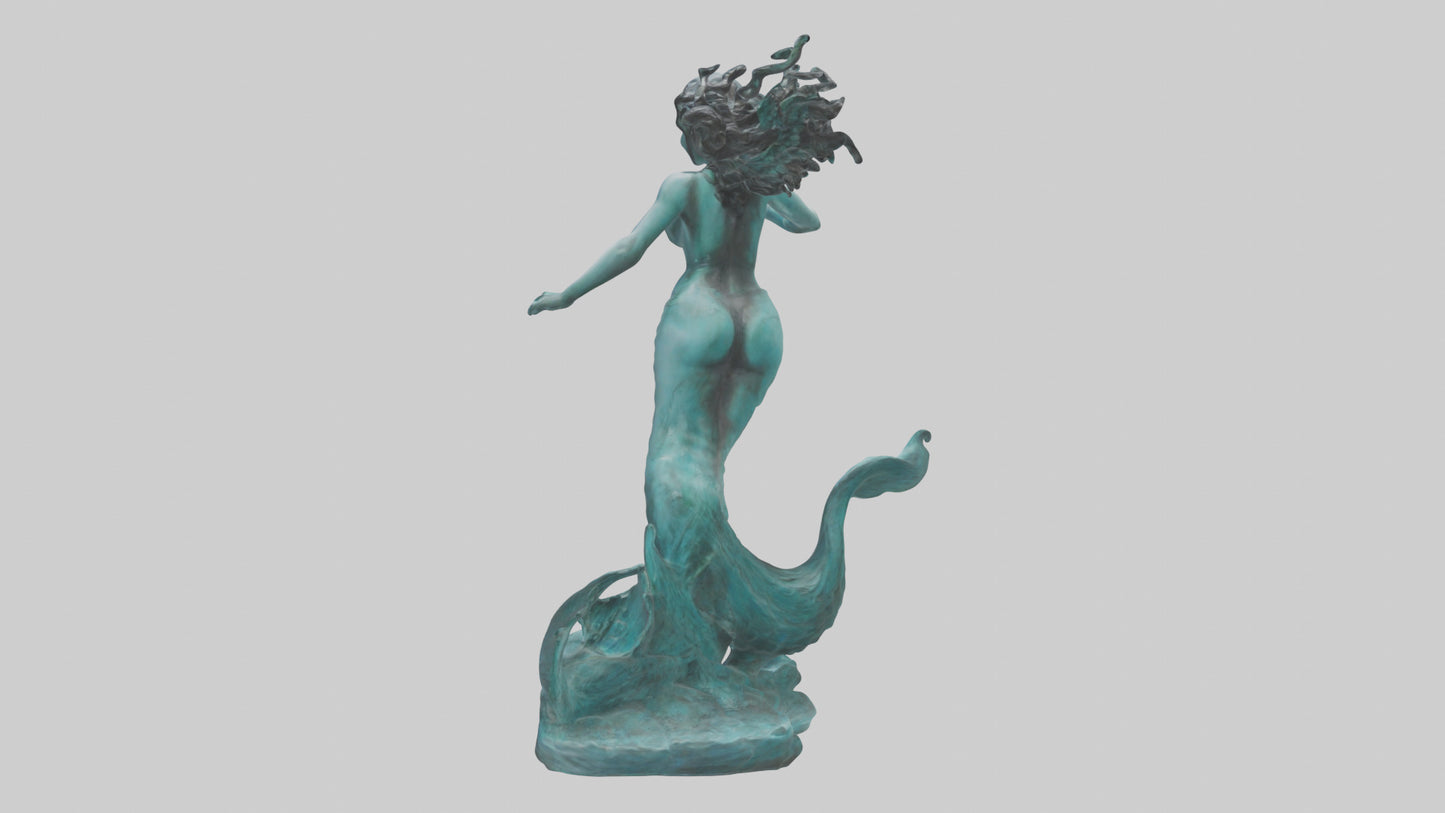 Sirens Call statue model 3D model