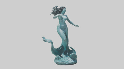 Sirens Call statue model 3D model