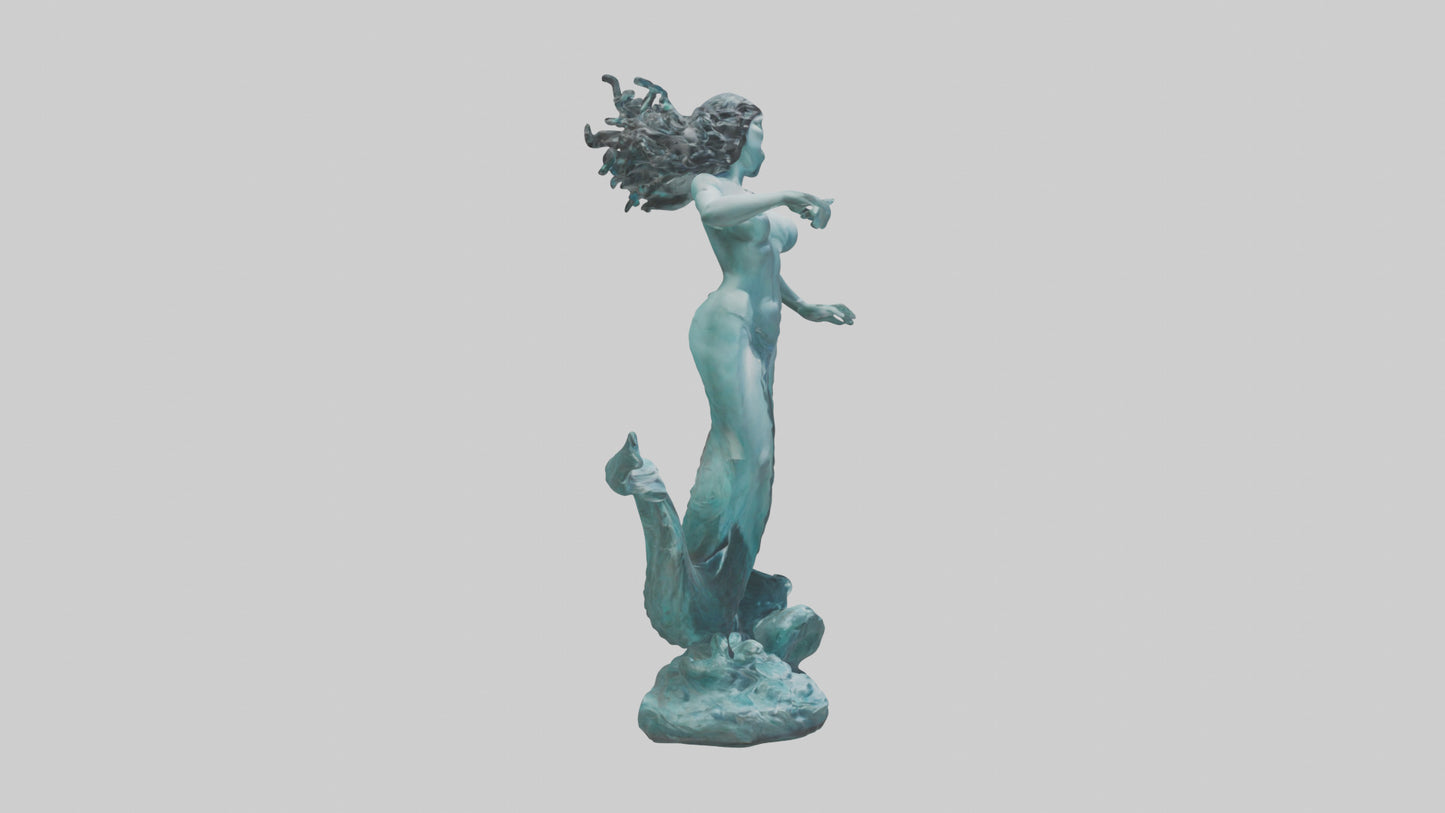 Sirens Call statue model 3D model