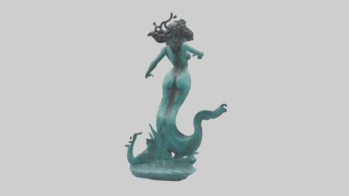 Sirens Call statue model 3D model