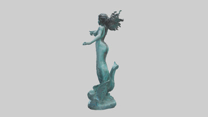 Sirens Call statue model 3D model