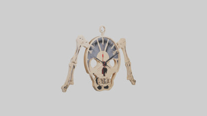 Skeleton Wall Clock model 3D model