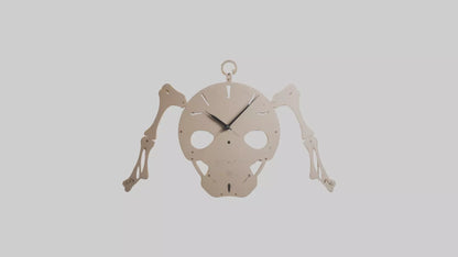 Skeleton Wall Clock model 3D model