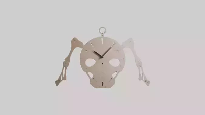 Skeleton Wall Clock model 3D model