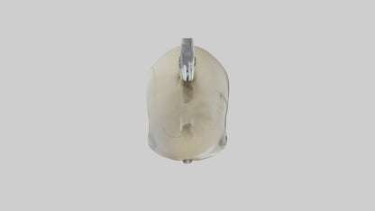 Skull head keychain model 3D model