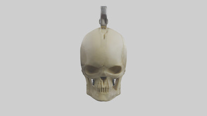 Skull head keychain model 3D model