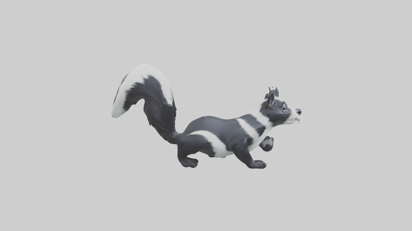Skunk spraying model 3D model