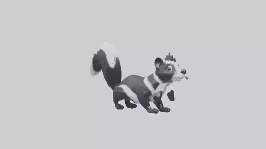 Skunk spraying model 3D model