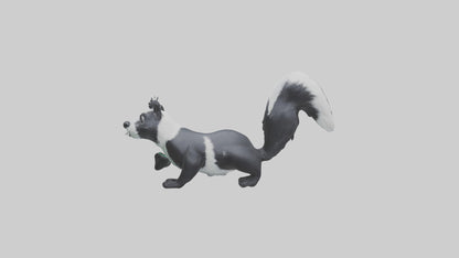 Skunk spraying model 3D model