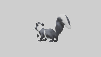 Skunk spraying model 3D model