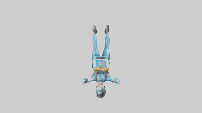 Skydiver in Freefall statue model 3D model
