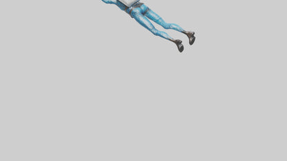 Skydiver in Freefall statue model 3D model