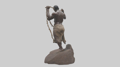 Slave Resistance statue model 3D model