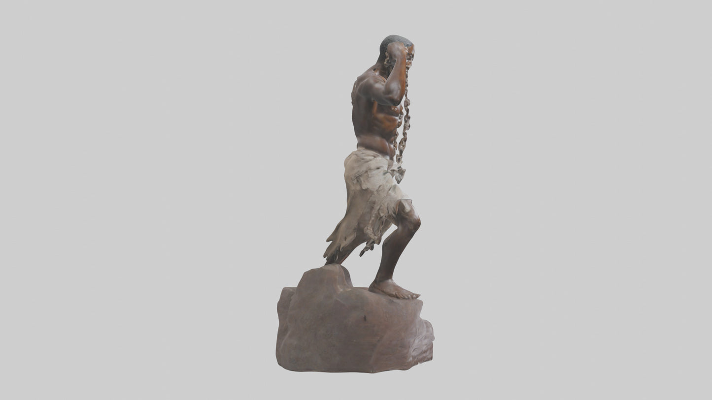 Slave Resistance statue model 3D model