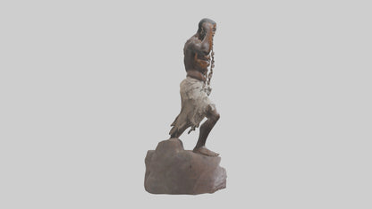 Slave Resistance statue model 3D model