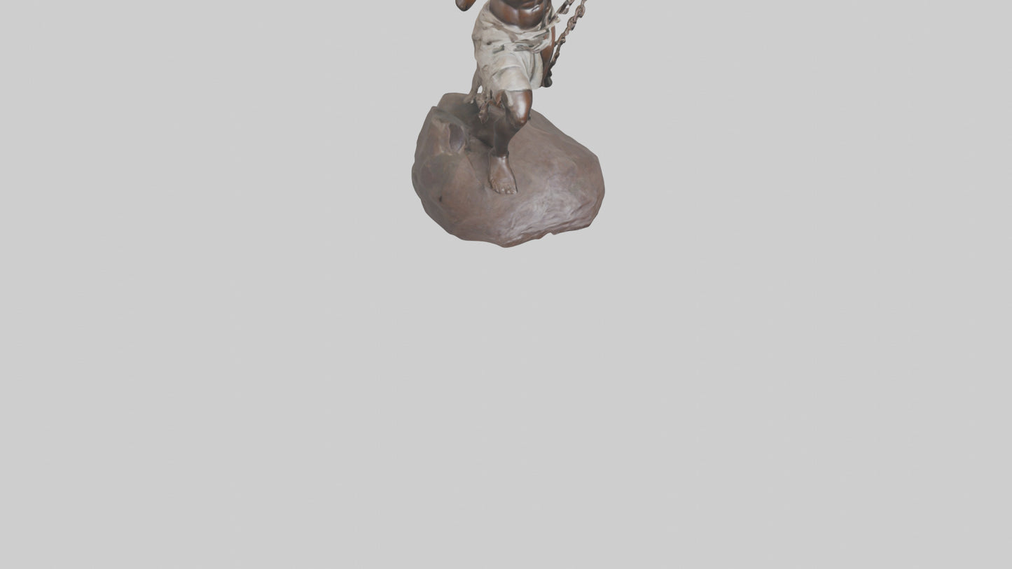 Slave Resistance statue model 3D model