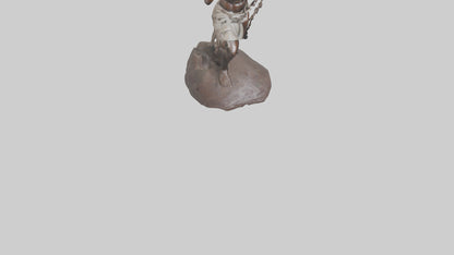 Slave Resistance statue model 3D model