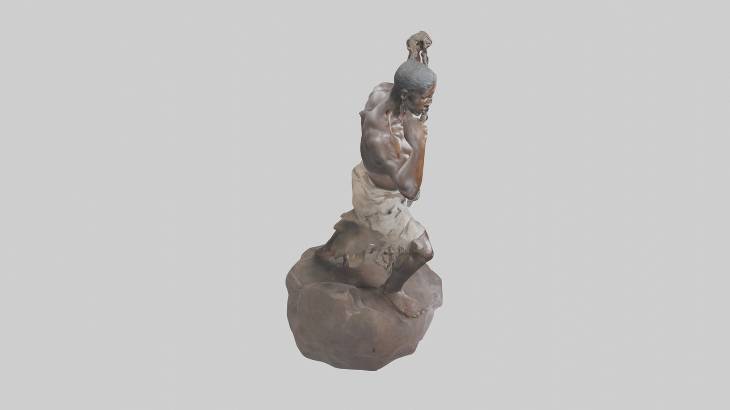 Slave Resistance statue model 3D model