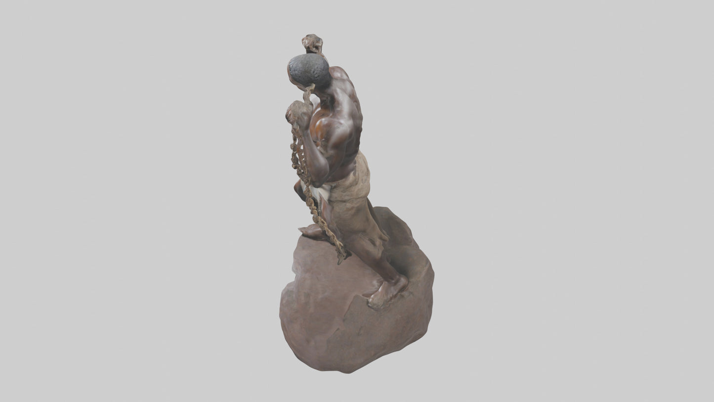 Slave Resistance statue model 3D model