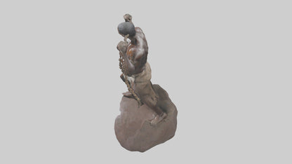 Slave Resistance statue model 3D model