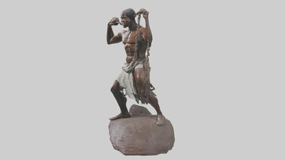 Slave Resistance statue model 3D model
