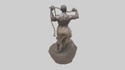 Slave Resistance statue model 3D model