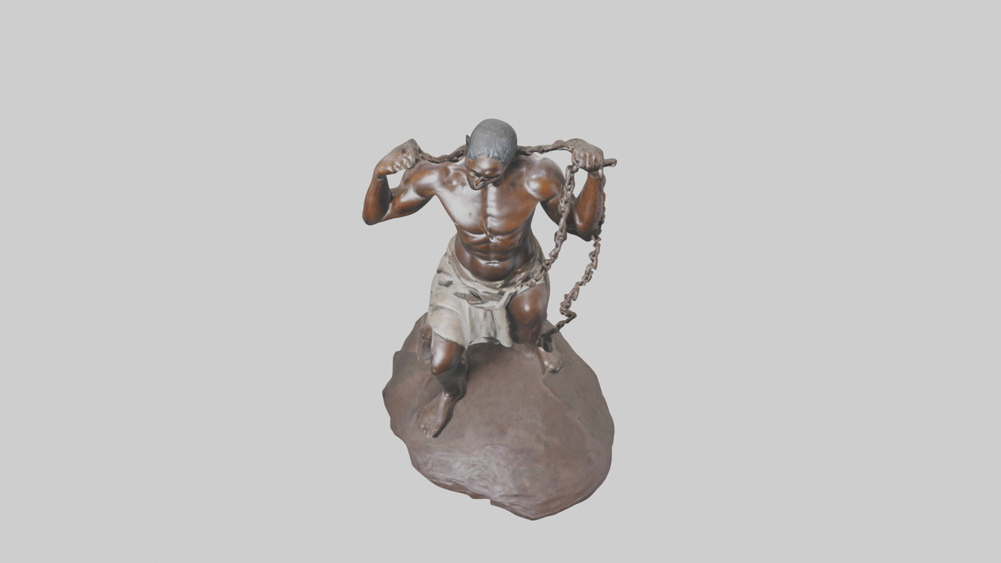 Slave Resistance statue model 3D model