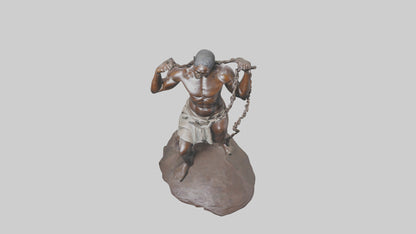 Slave Resistance statue model 3D model