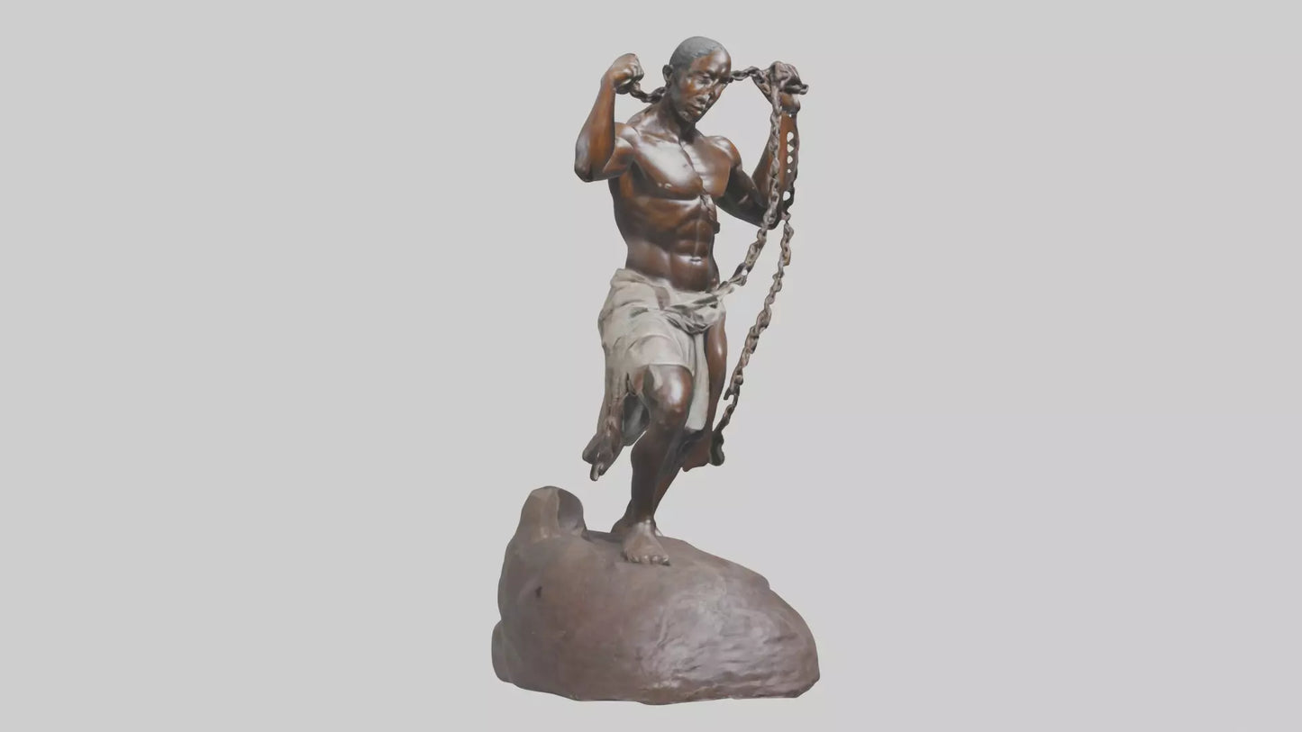 Slave Resistance statue model 3D model