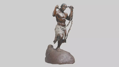 Slave Resistance statue model 3D model