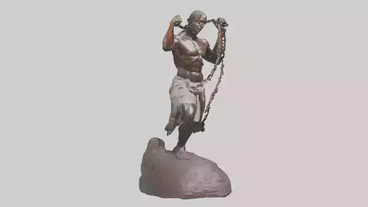 Slave Resistance statue model 3D model