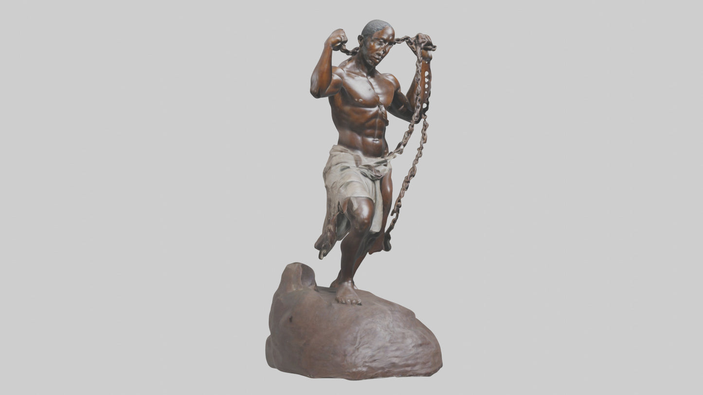 Slave Resistance statue model 3D model