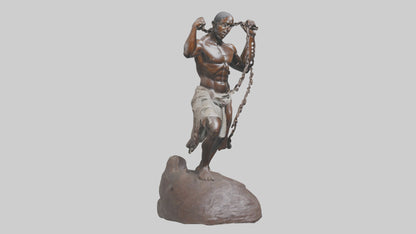 Slave Resistance statue model 3D model