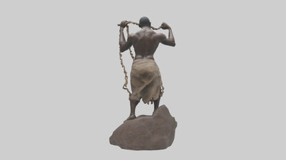 Slave Resistance statue model 3D model