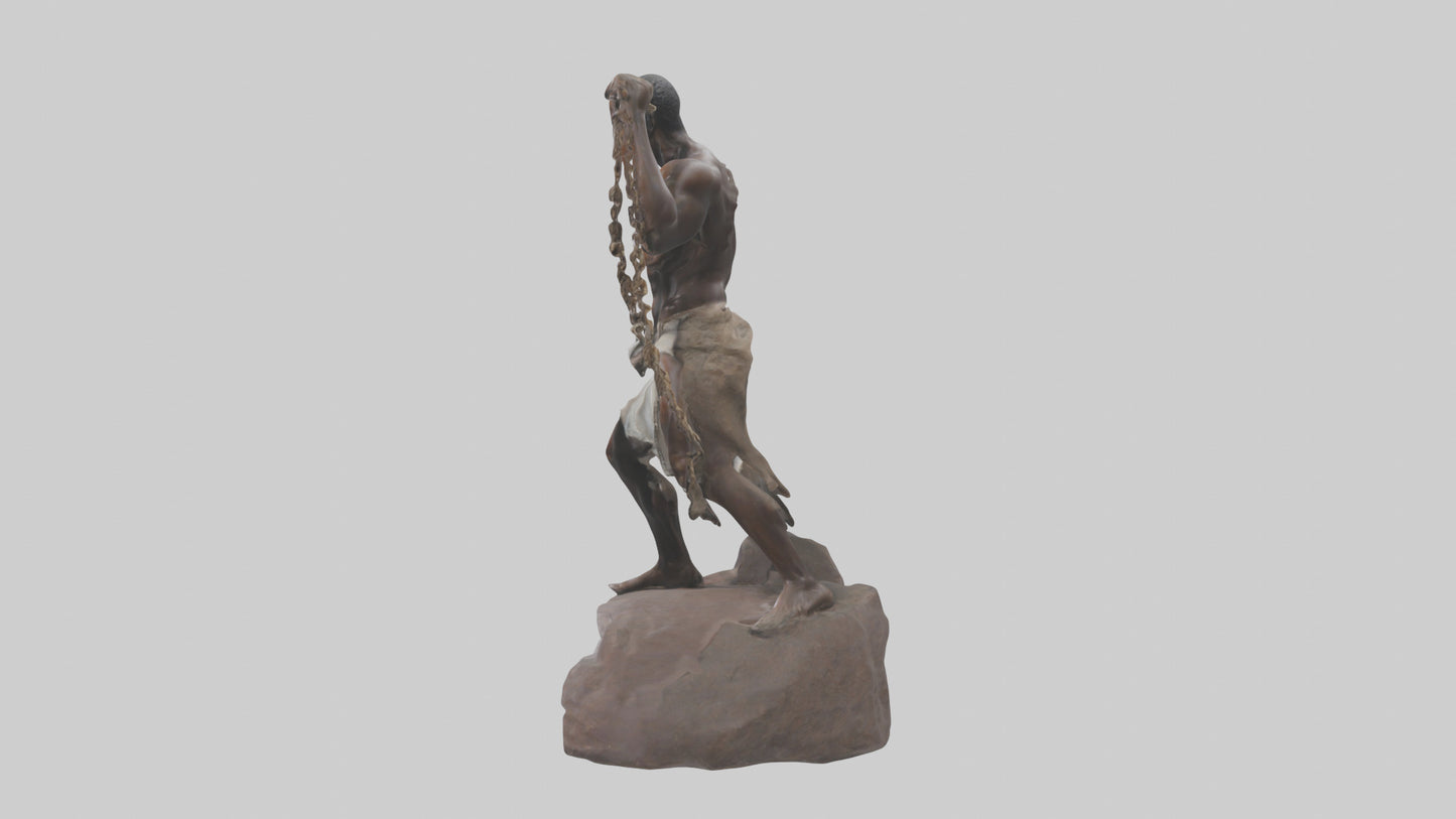 Slave Resistance statue model 3D model