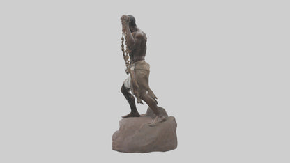 Slave Resistance statue model 3D model