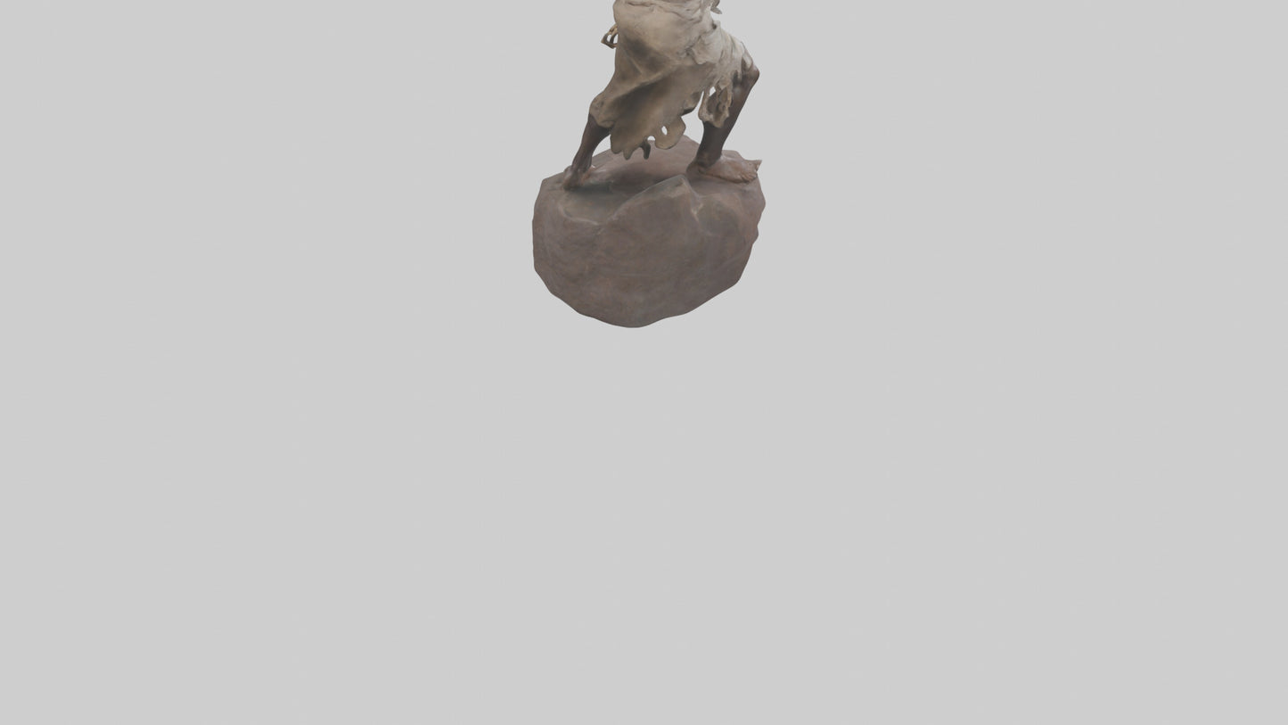 Slave Resistance statue model 3D model