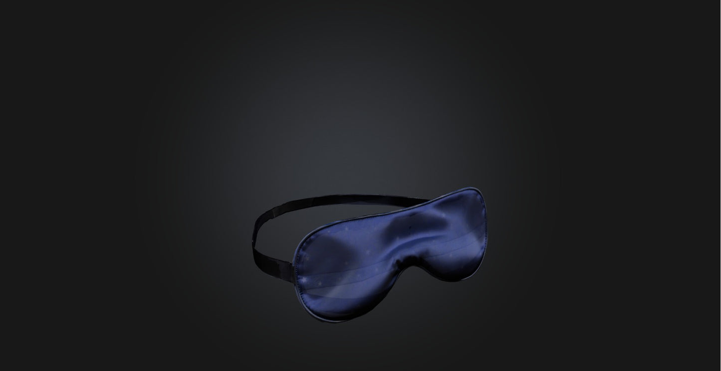 3D model Sleeping mask VR / AR / low-poly