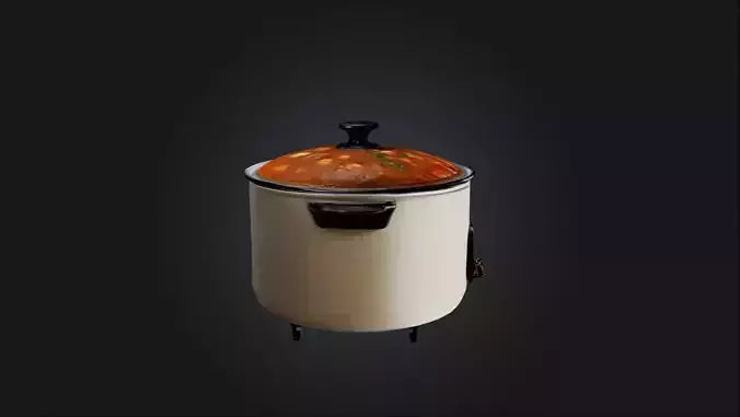 3D model Slow cooker VR / AR / low-poly