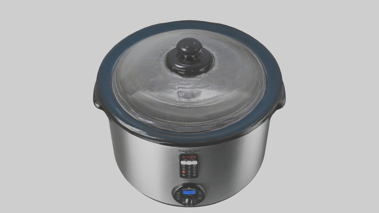 Slow cooker model 3D model