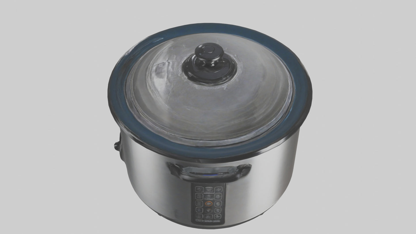Slow cooker model 3D model