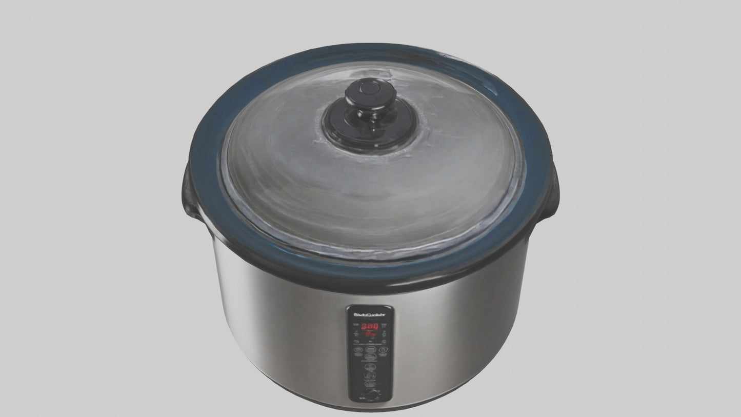 Slow cooker model 3D model